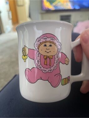 Cabbage Patch Kids Pink Baby Character Mug - age 1